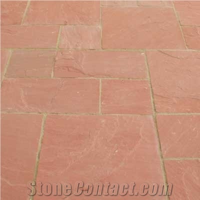Agra Red Sandstone Pattern, Agra Red Sandstone Patio, Agra Red Sandstone Tiles, Indian Sandstone Patio Paving Sets