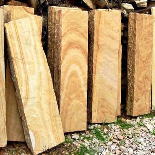 Buff Brown Sandstone Steps, Buff Brown Block Sandstone Steps, Multi Sandstone Steps