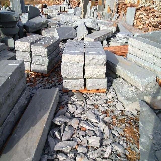 Kandla Grey Block Steps, Kandla Grey Steps, Sandstone Steps