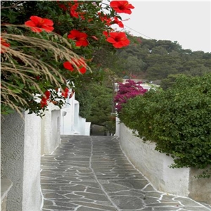 Kandla Grey Flagstone Sandstone, Kandla Grey Random Crazy Sandstone