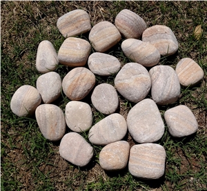 Rainbow Sandstone Pebbles, River Bed Sandstone Pebbles