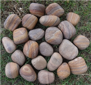 Rainbow Sandstone Pebbles, River Bed Sandstone Pebbles