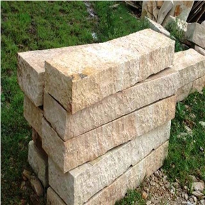 Yellow Mint Sandstone Steps, Yellow Mint Sandstone Block Steps,