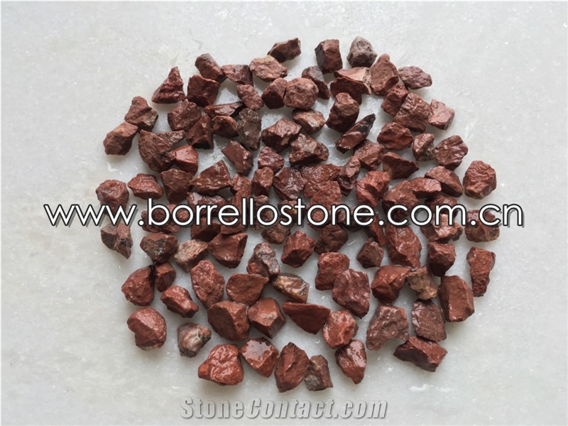 Crushed Gravel Driveway, Natural Stone Red Granite Gravels