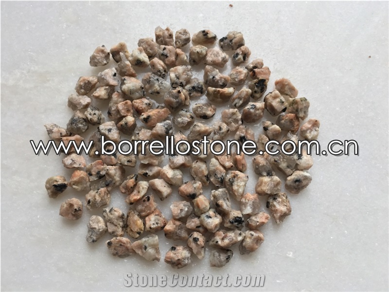 Red Granite Crushed, Natural Stone Red Granite Pebble & Gravel