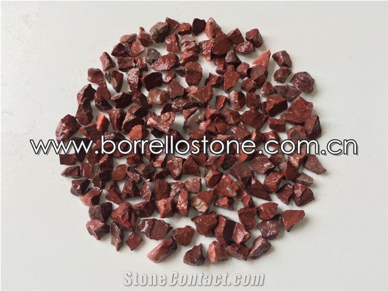 Red Marble Chips, Natural Stone Red Marble Pebble & Gravel