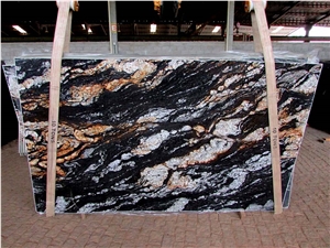 Magma Black Granite Tiles & Slabs