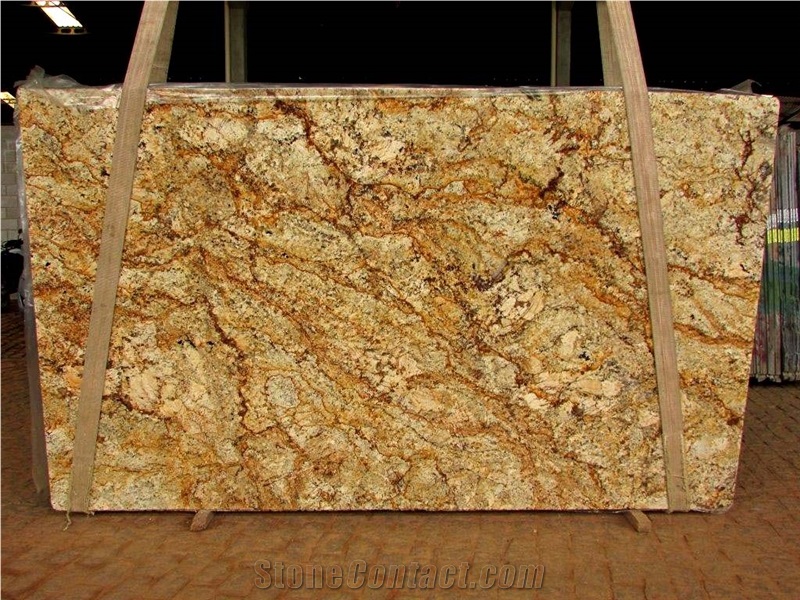 Solarius Yellow Granite Tiles & Slabs
