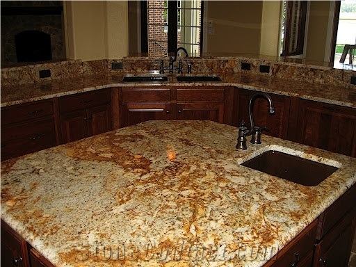 Solarius Yellow Granite Tiles & Slabs