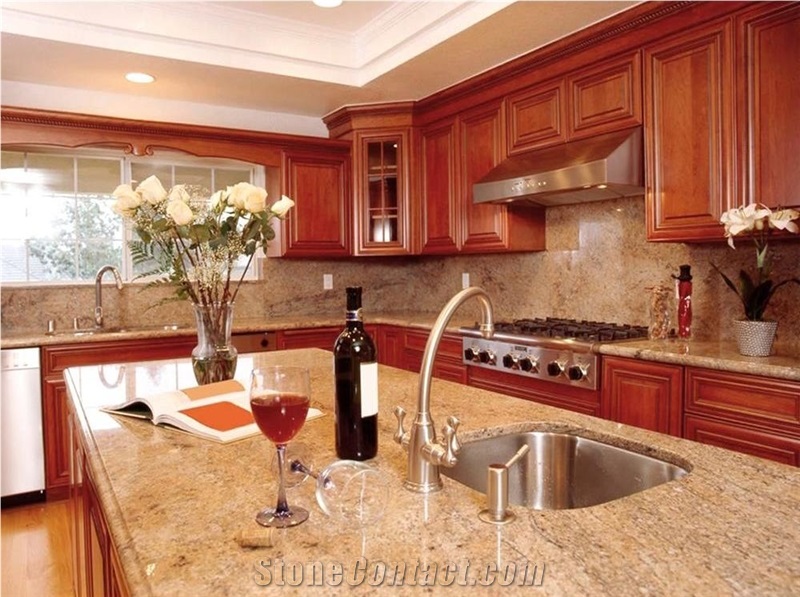 Solarius Yellow Granite Tiles & Slabs