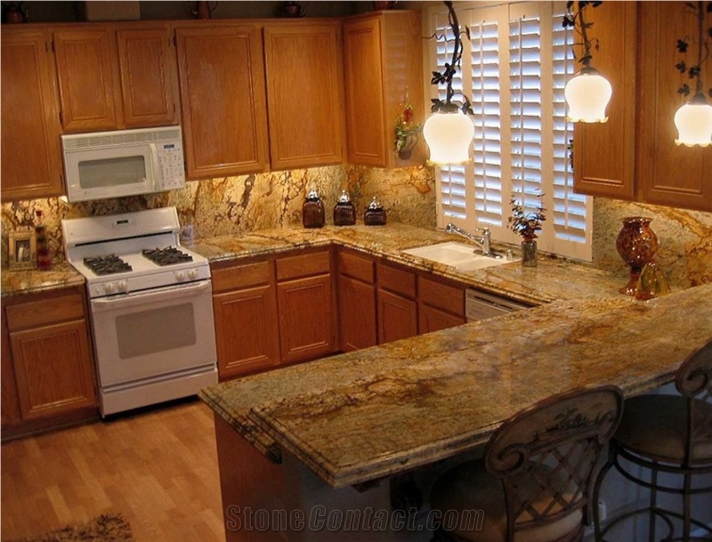 Solarius Yellow Granite Tiles & Slabs