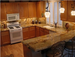 Solarius Yellow Granite Tiles & Slabs
