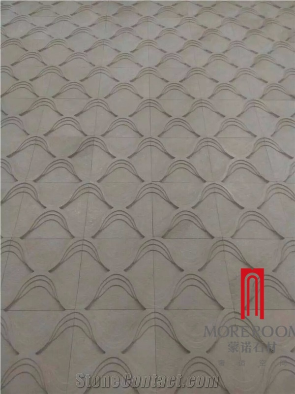 3d Honed Marble Background for Living Room