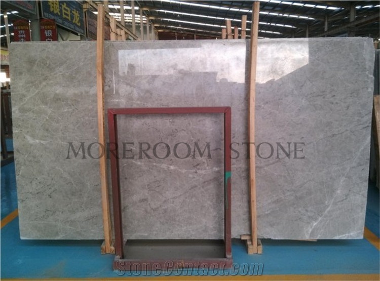 China Hot Sale Polished Castle Gray Marble Slab, China Grey Marble Flooring Slab