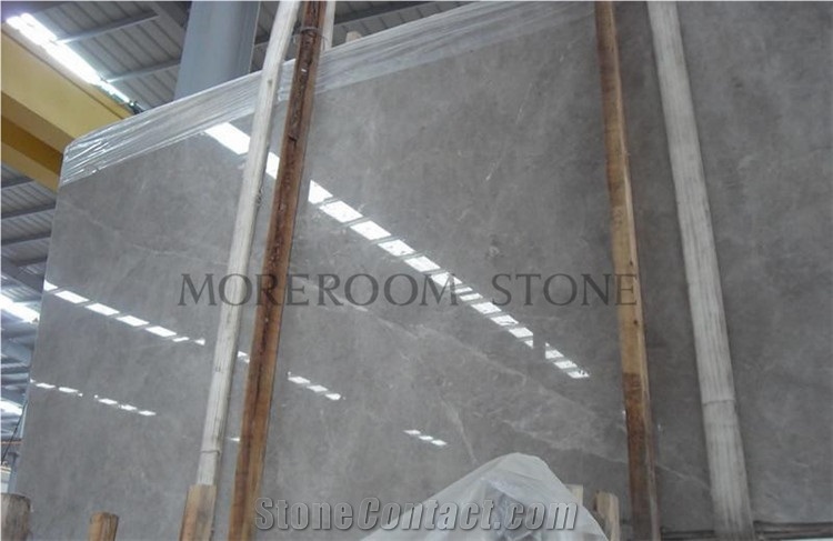 China Hot Sale Polished Castle Gray Marble Slab, China Grey Marble Flooring Slab