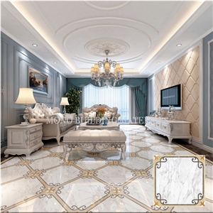 Chinese Custom Water Jet Medallion Tile Porcelain for Floor Price