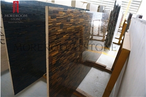 Polished Gemstone Tiger Eye Countertop for Sale