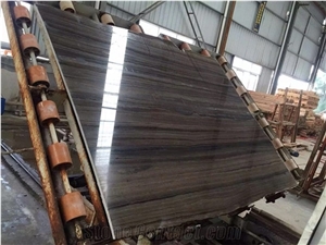 Wooden Brown Marble Block