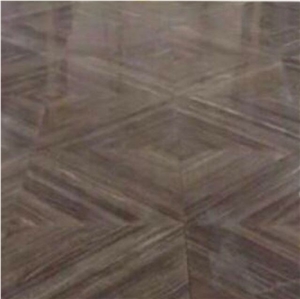 Wooden Brown Marble Block