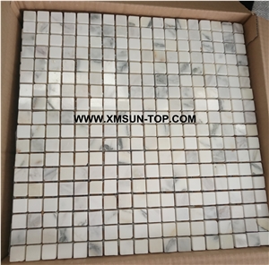 White and Light Grey Square Mosaic/White Stone Decorative Mosaic/Stone Mosaic/Wall Mosaic/Floor Mosaic/Interior Decoration/Customized Mosaic Tile/Mosaic Tile for Bathroom&Kitchen&Hotel Decoration White and Light Grey Square Mosaic/White Stone Decorative Mosaic/Stone Mosaic/Wall Mosaic/Floor Mosaic/Interior Decoration/Customized Mosaic Tile/Mosaic Tile for Bathroom&Kitchen&Hotel Decoration