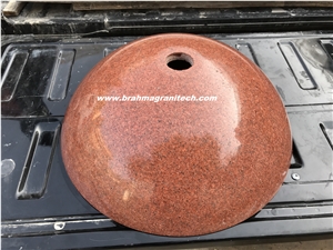 Red Granite Sink,Red Granite Wash Basin,Red Granite Wash Bowl