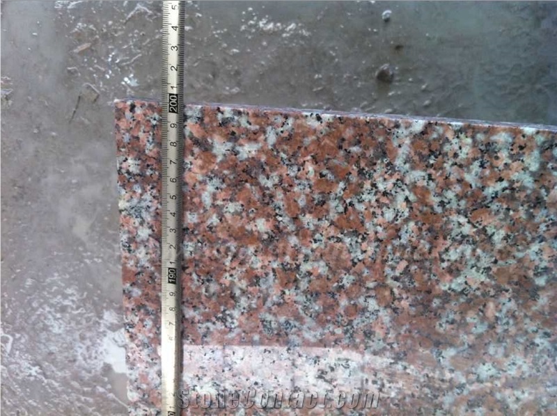 Cheapest Price G687 Granite Polished Kitchen Countertops, Peach Red Granite/China Pink Granite Kitchen Countertop, Winggreen Stone