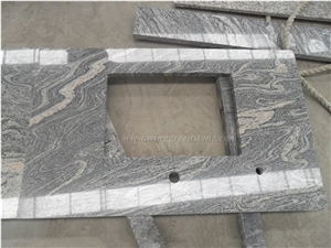 Competitive Price for Pink Juparana Granite Bath Top,Vanity, Surface Polished Full Round Edge Winggreen Stone