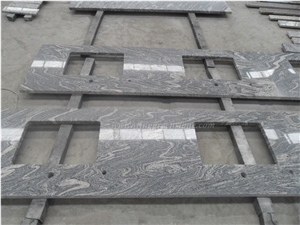 Competitive Price for Pink Juparana Granite Bath Top,Vanity, Surface Polished Full Round Edge Winggreen Stone