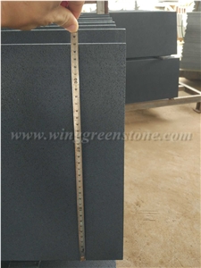 Competitive Price High Quality Black Andesite Stone/Hainan Black Basalt Pool Coping/Pavers/Swimming Pool Decks