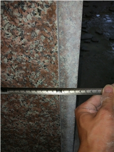 Competitive Price with High Quality G687 Granite Polished Kitchen Countertops, Peach Red Granite/China Pink Granite Kitchen Countertop, Winggreen Stone