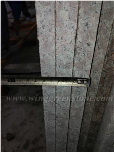 Competitive Price with High Quality G687 Granite Polished Kitchen Countertops, Peach Red Granite/China Pink Granite Kitchen Countertop, Winggreen Stone