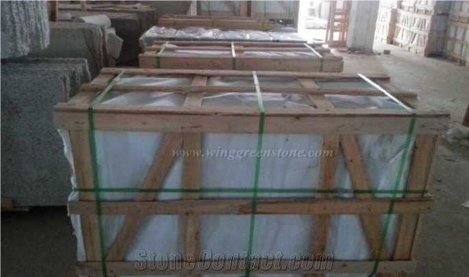 Direct Sale High Quality G617 Light Grey Granite Flamed Stairs & Steps, Treads and Riser, Winggreen Stone