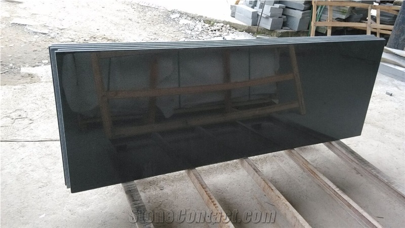 G654/Padang Black/Sesame Black Granite Kitchen Countertop in High Polished Factory Price Winggreen Stone