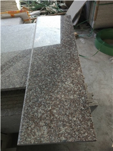 G664,China Ruby Red,Sunset Pink, Popular Red Color Granite Staircase with Good Quality Winggreen Stone
