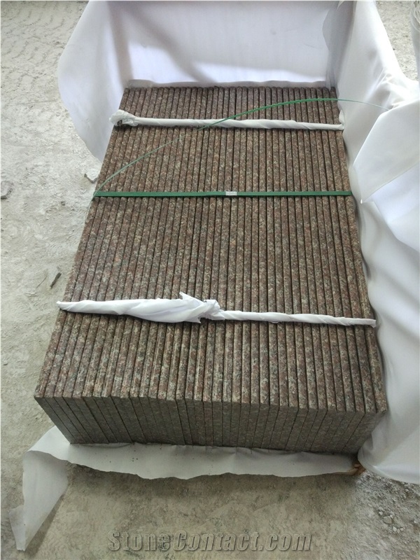 High Polished Good Quality G687 Stair and Step Granite Winggreen Stone