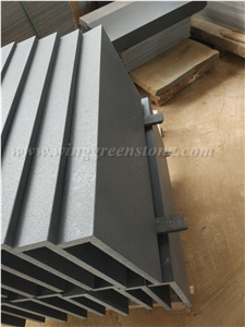 Hot Sale High Quality Hainan Black Basalt Pool Coping/Pavers/Swimming Pool Decks, Winggreen Stone