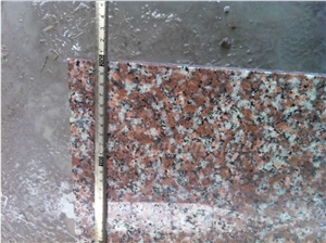 Own Factory Supply Of G687 Granite Polished Kitchen Countertops, Peach Red Granite/China Pink Granite Kitchen Countertop, Winggreen Stone