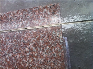 Own Factory Supply Of G687 Granite Polished Kitchen Countertops, Peach Red Granite/China Pink Granite Kitchen Countertop, Winggreen Stone