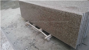 Own Factory Supply Of G687 Granite Polished Kitchen Countertops, Peach Red Granite/China Pink Granite Kitchen Countertop, Winggreen Stone