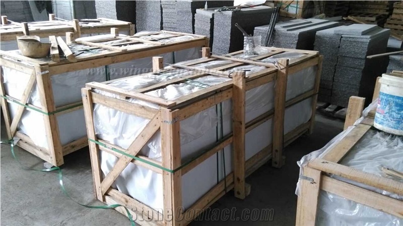 Own Factory Supply Of G687 Granite Polished Kitchen Countertops, Peach Red Granite/China Pink Granite Kitchen Countertop, Winggreen Stone