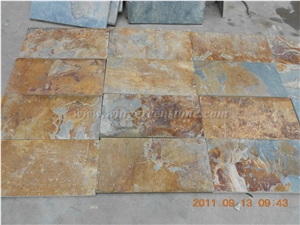 Rust Brown Slate, Rust Yellow Slate, Rustic Slate, Rust Slate Walling & Flooring, Rustic Slate Floor & Wall Tiles, Xiamen Winggreen Manufacture