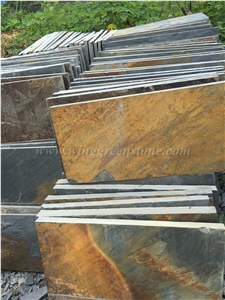 Rust Brown Slate, Rust Yellow Slate, Rustic Slate, Rust Slate Walling & Flooring, Rustic Slate Floor & Wall Tiles, Xiamen Winggreen Manufacture