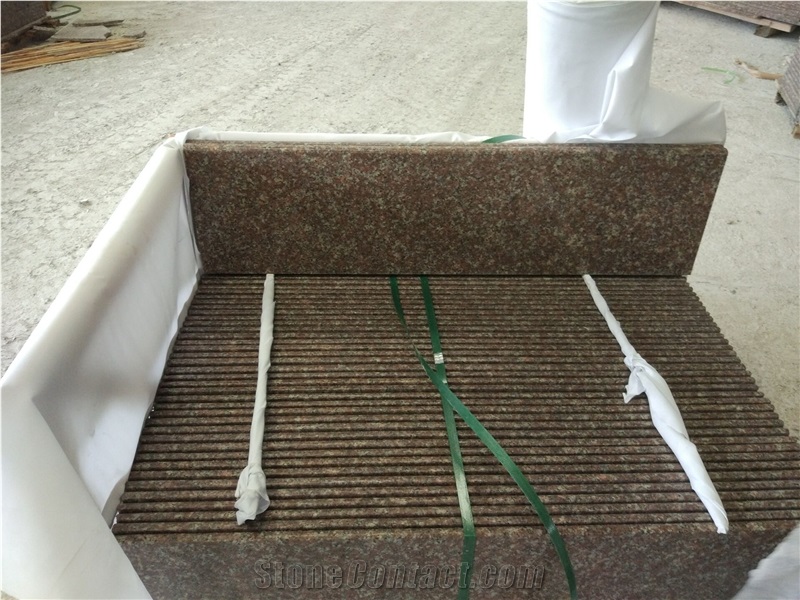 Stair and Step Building Stone Red Granite G687,High Polished Good Quality Staircase for Gutian Red Buy from Factory Winggreen Stone