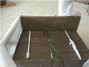 Stair and Step Building Stone Red Granite G687,High Polished Good Quality Staircase for Gutian Red Buy from Factory Winggreen Stone