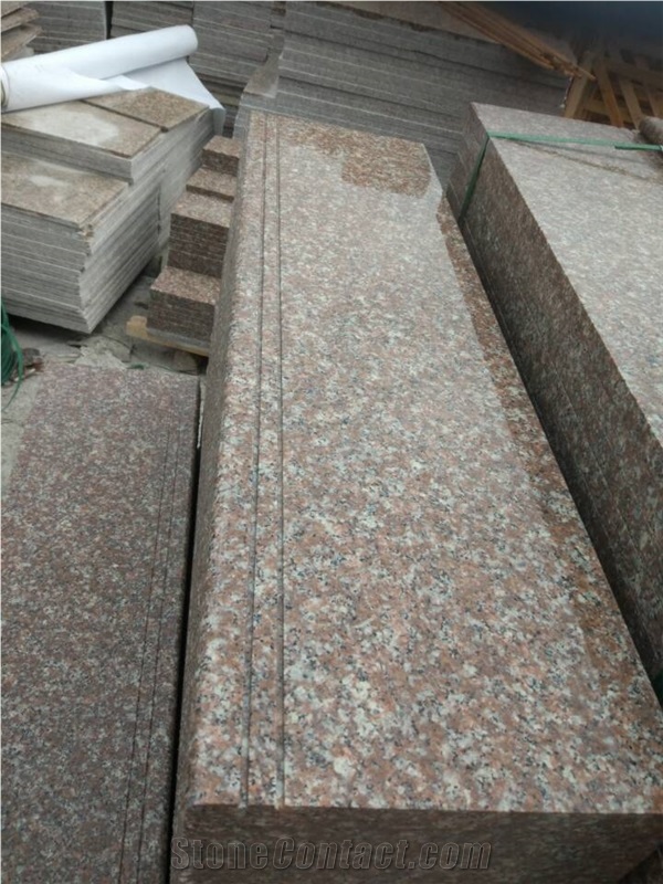 Unbelieveable Price for Popular Granite Stairs G687/Gutian Red/Taohua Red for Interior Decoration Buy Direct from Factory