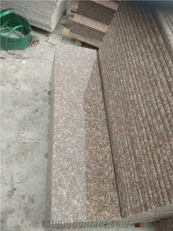 Unbelieveable Price for Popular Granite Stairs G687/Gutian Red/Taohua Red for Interior Decoration Buy Direct from Factory