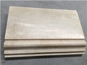 Beige Travertine Mouldings /Travertine Mouldings / Skirtings /Crown Mouldings /Ogee Moulings