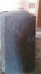 Black Quartzite Waterfall Stone Veneer Waterfall Feature Wall