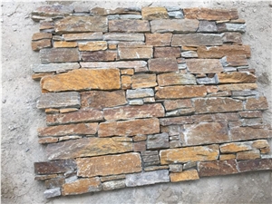 Black, White, Yellow, Multicolor Slate Culture Stones Ledge Stones Wallstone Veneer
