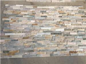 Golden Coast Culture Stone/Light Yellow Quartzite Ledge Stone,Feature Wall,Split Face Culture Stone,Wall Panels